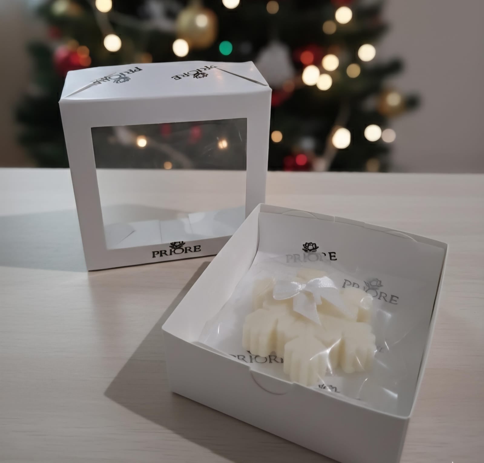 Vela Floco de Neve - Lembrança de Natal